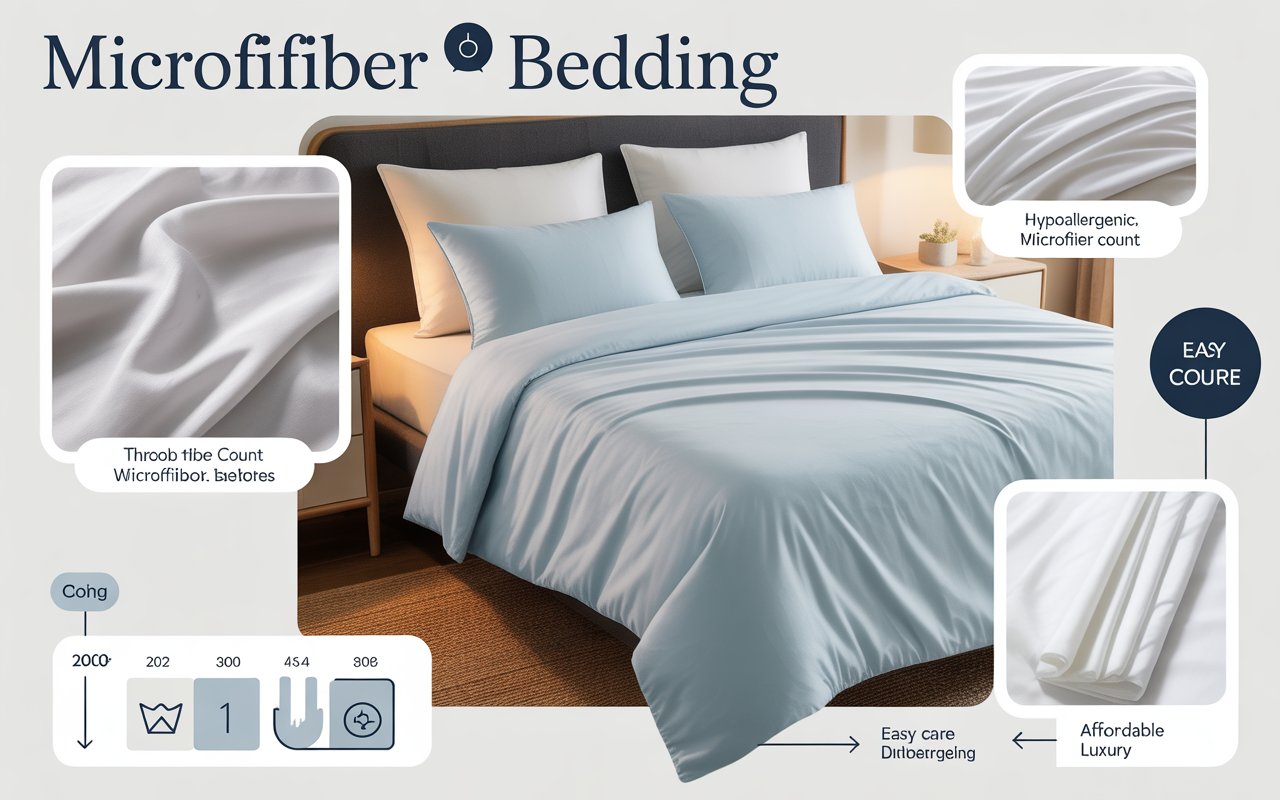 Microfiber bedding