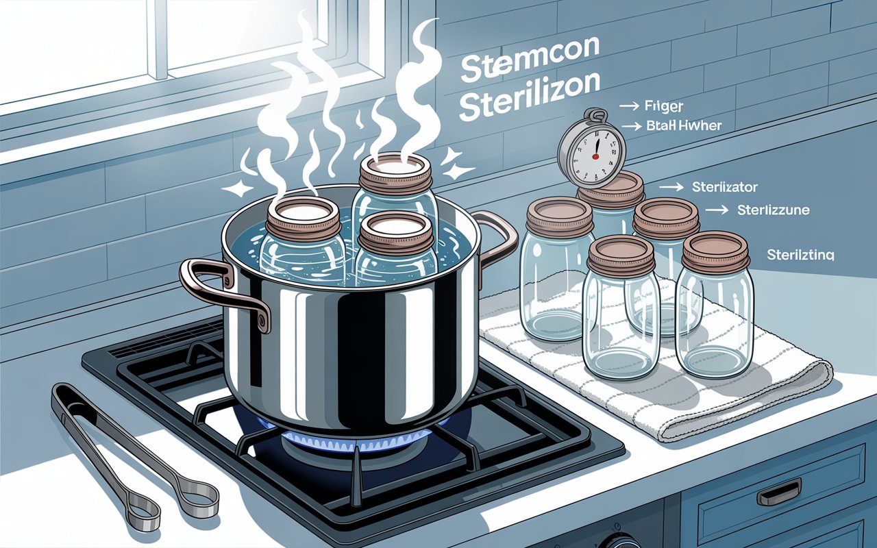 how to sterilize jars