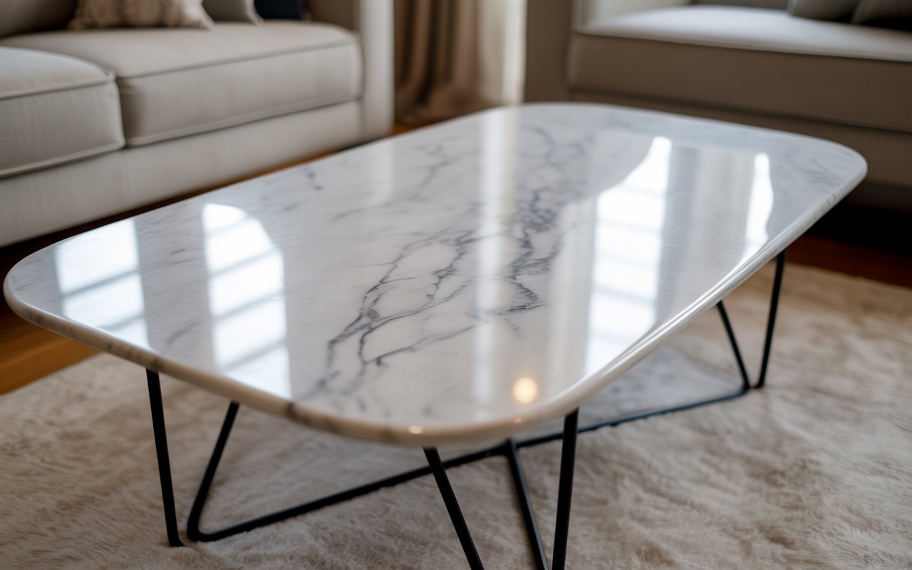 marble coffee table