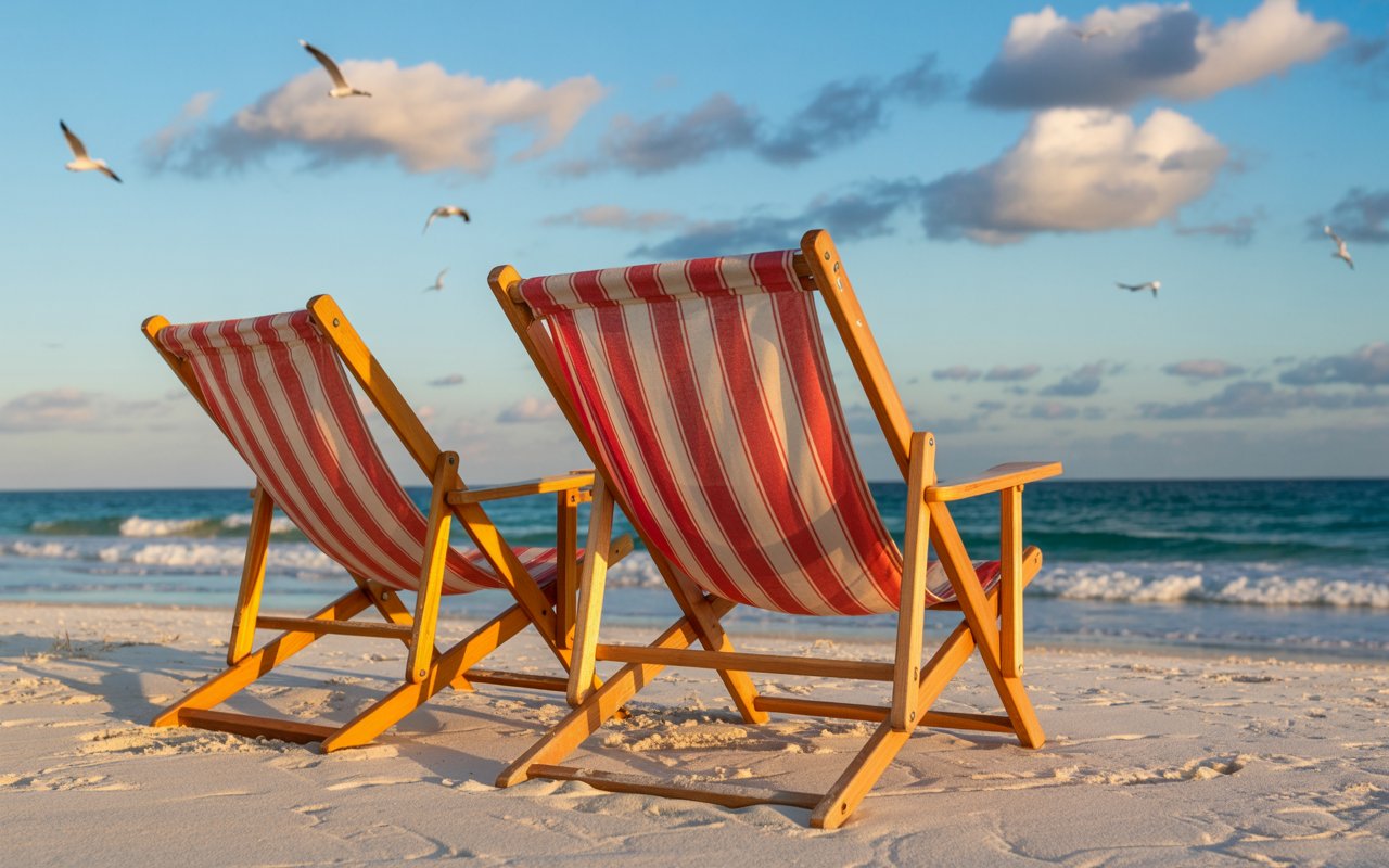 beach chairs