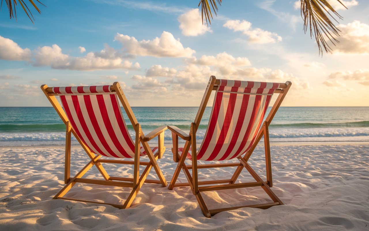 beach chairs