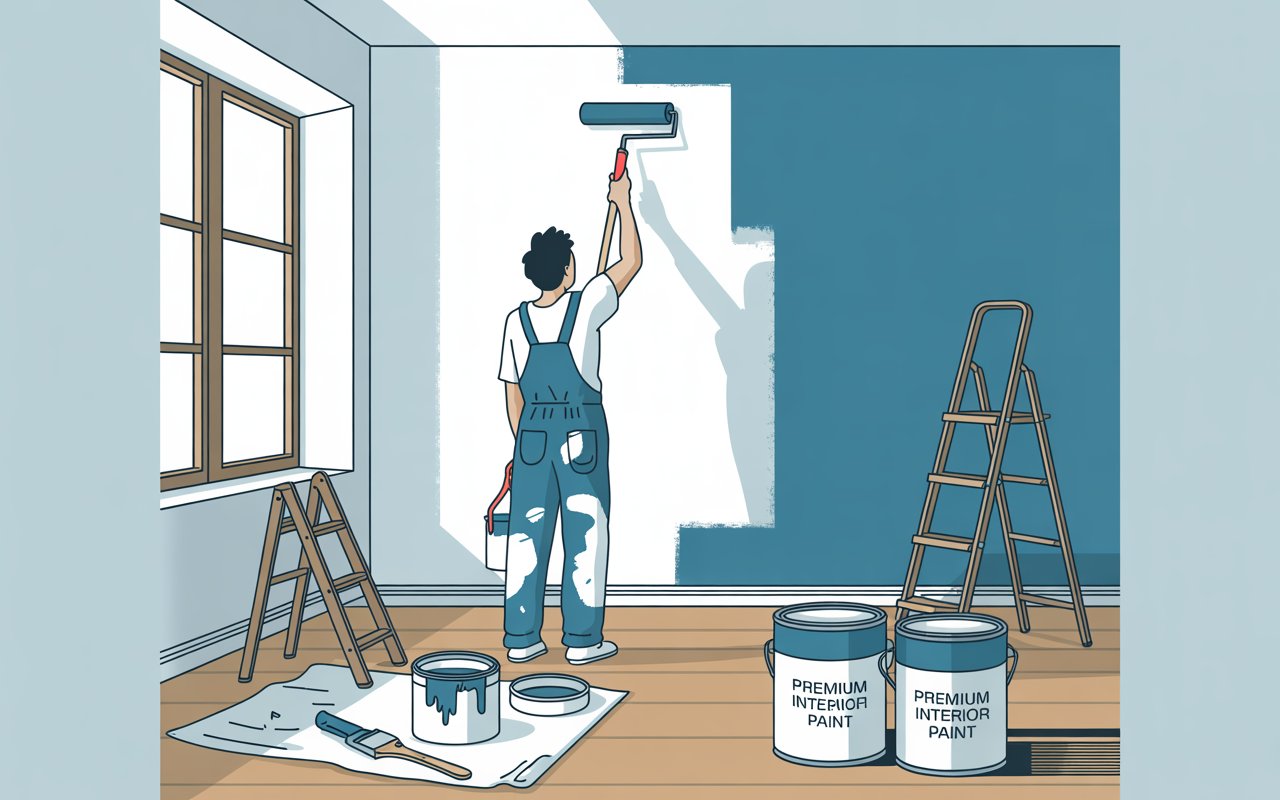 How to paint a room
