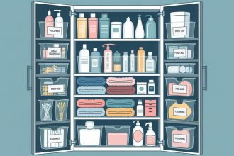 How to Organize Bathroom Cabinet