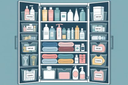 How to Organize Bathroom Cabinet