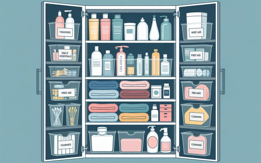 How to Organize Bathroom Cabinet
